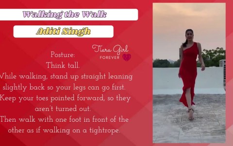 TIARA GIRL ADITI SINGH WALKS THE PAGEANT WALK (RUNWAY SKILLS) TIARA GIRL ADITI SINGH WALKS THE PAGEANT WALK (RUNWAY SKILLS)