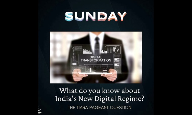 The Tiara Pageant Question: What do you know about India's New Digital Regime? #digitalregime #india The Tiara Pageant Question: What do you know about India's New Digital Regime? #digitalregime #india