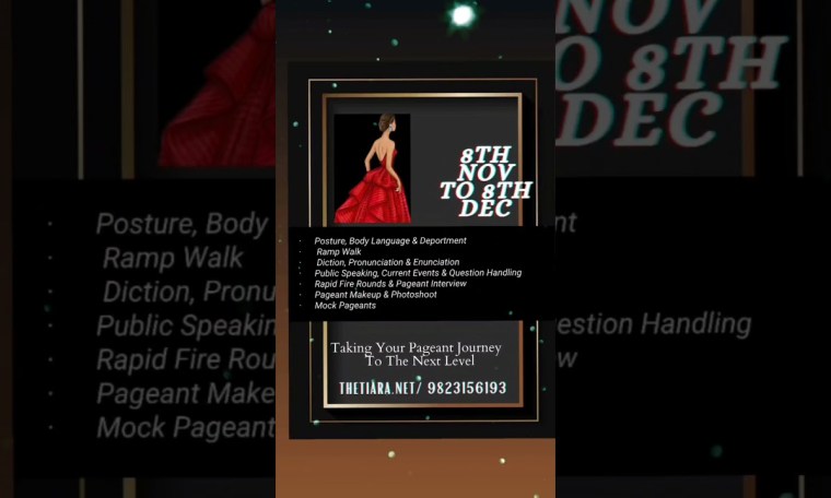 One Month Pageant Coaching for Femina Miss India 2021/22/23/24/25/26/27/28/29/30Contact 9823156193 One Month Pageant Coaching for Femina Miss India 2021/22/23/24/25/26/27/28/29/30Contact 9823156193
