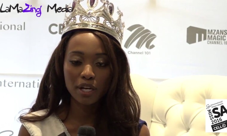 Miss SA heads off to compete in the Miss World pageant Miss SA heads off to compete in the Miss World pageant