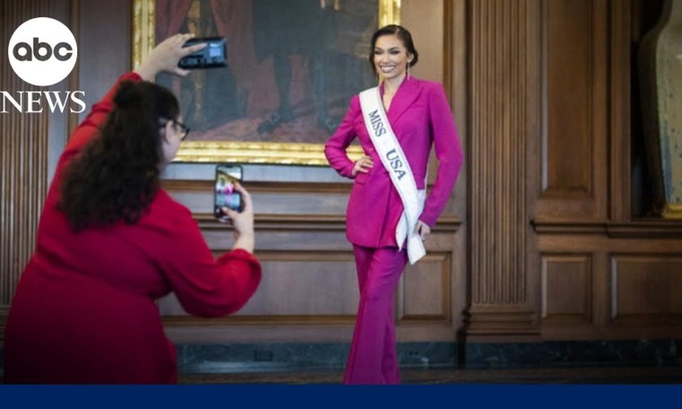 Miss USA gives up her crown to focus on mental health Miss USA gives up her crown to focus on mental health