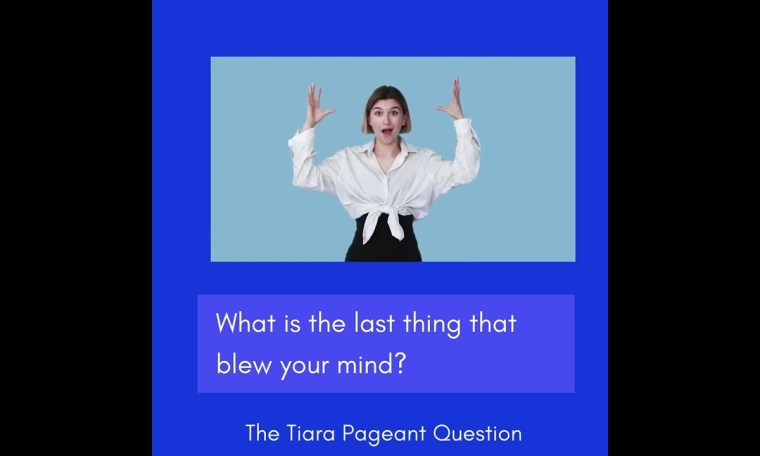 The Tiara Pageant Question :What is the last thing that blew your mind?#missindia #missdiva The Tiara Pageant Question :What is the last thing that blew your mind?#missindia #missdiva