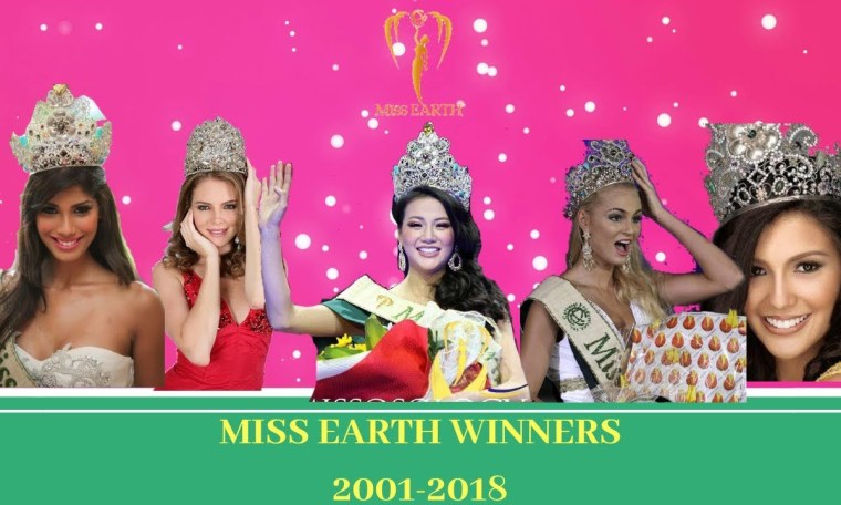 MISS EARTH WINNERS 2001-2018 MISS EARTH WINNERS 2001-2018