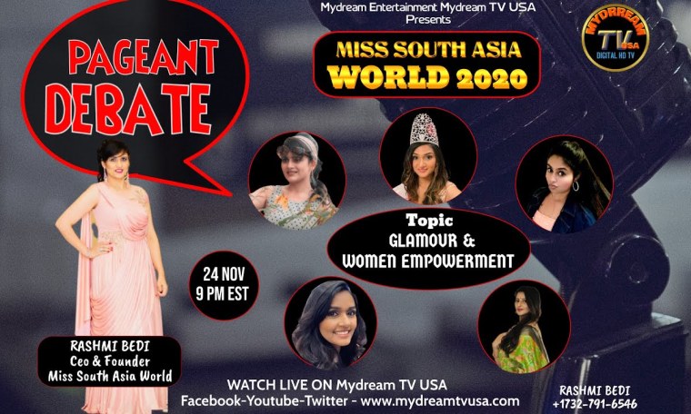Pageant Debate With Contestant – Miss South Asia World 2020 Pageant Debate With Contestant – Miss South Asia World 2020