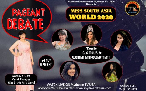 Pageant Debate With Contestant – Miss South Asia World 2020 Pageant Debate With Contestant – Miss South Asia World 2020