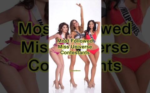 Top Miss Universe Contestants with the Most Followers #MissUniverso #MissUniverse #Shorts #BeautyPageant Top Miss Universe Contestants with the Most Followers #MissUniverso #MissUniverse #Shorts #BeautyPageant