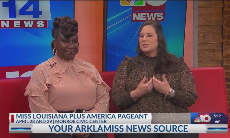 NBC 10 News Today; Miss Louisiana Plus America NBC 10 News Today; Miss Louisiana Plus America