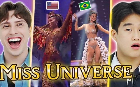 Korean Teen & Brazilian Guy React To Miss Universe 2020 National Costume Korean Teen & Brazilian Guy React To Miss Universe 2020 National Costume