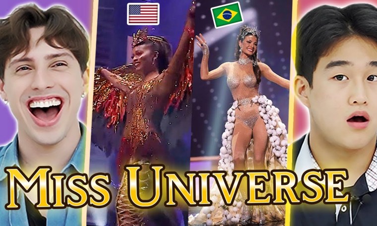 Korean Teen & Brazilian Guy React To Miss Universe 2020 National Costume Korean Teen & Brazilian Guy React To Miss Universe 2020 National Costume