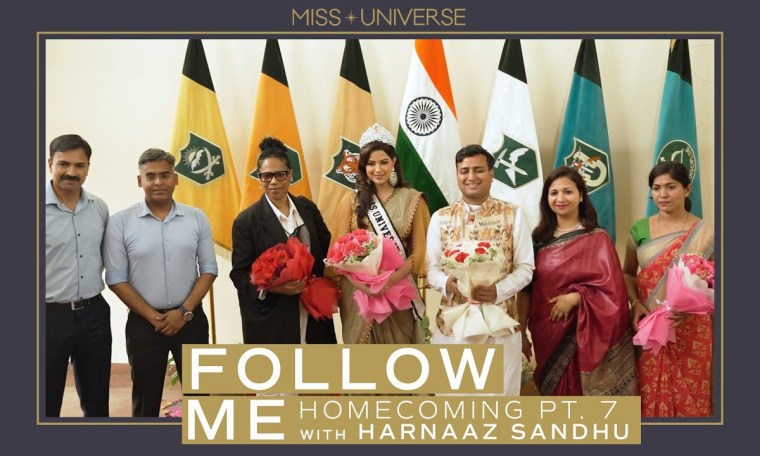 FOLLOW ME: Harnaaz Sandhu Homecoming Part 7! | Miss Universe FOLLOW ME: Harnaaz Sandhu Homecoming Part 7! | Miss Universe