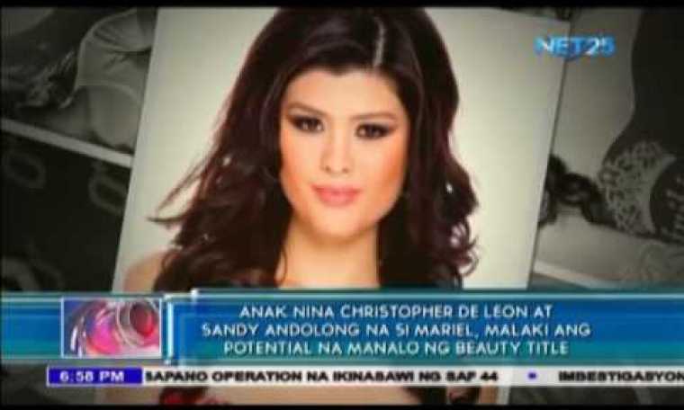 Daughter of Christopher De Leon may be the next Miss World Philippines Daughter of Christopher De Leon may be the next Miss World Philippines