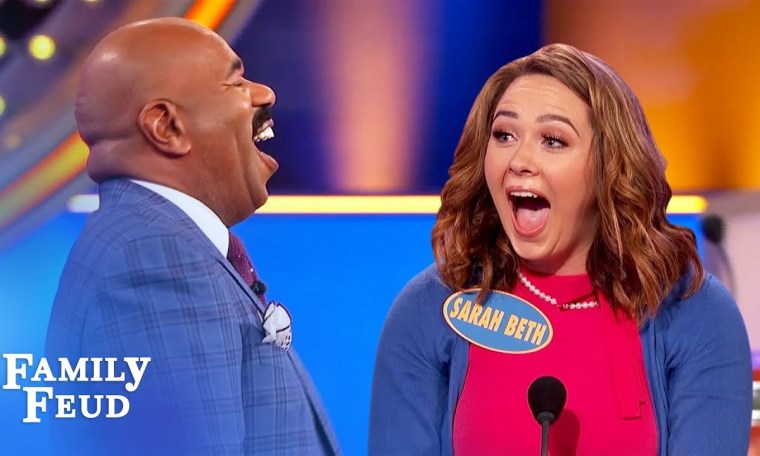 Uh-oh! Steve Harvey has another "pageant" mix-up! | Family Feud Uh-oh! Steve Harvey has another "pageant" mix-up! | Family Feud