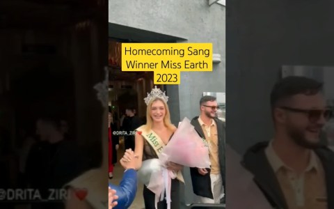 Drita Zirri Miss Earth 2023 tiba di Negara Asalnya Albania#pageant #missearth2023 Drita Zirri Miss Earth 2023 tiba di Negara Asalnya Albania#pageant #missearth2023
