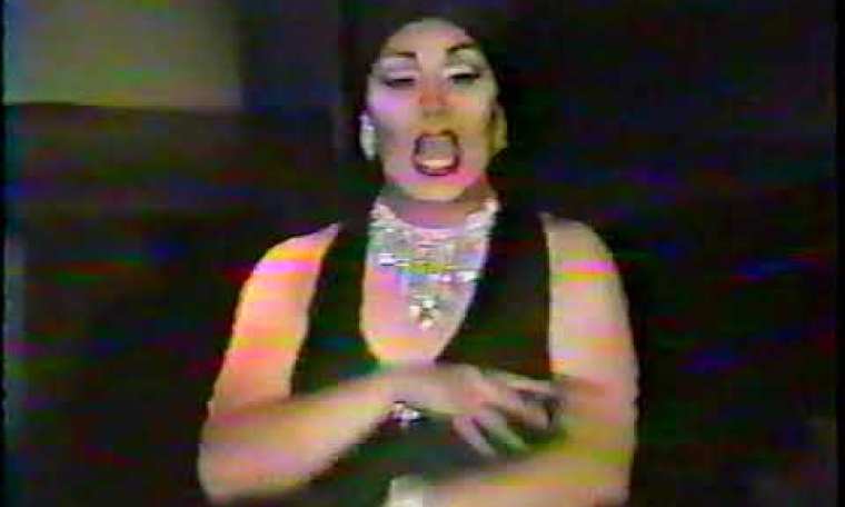 Layla Larue in talent competition winning Miss Gay Texas USofA 1999 Layla Larue in talent competition winning Miss Gay Texas USofA 1999
