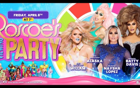 Willam & Alaska: Roscoe's RPDR Season 14 Viewing Party with Batty & Naysha Willam & Alaska: Roscoe's RPDR Season 14 Viewing Party with Batty & Naysha
