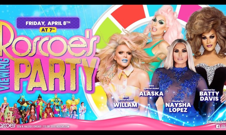 Willam & Alaska: Roscoe's RPDR Season 14 Viewing Party with Batty & Naysha Willam & Alaska: Roscoe's RPDR Season 14 Viewing Party with Batty & Naysha
