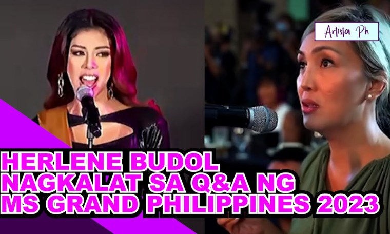 HERLENE “HIPON GIRL” BUDOL NAGKALAT SA Q&A NG MISS GRAND PHILIPPINES 2023 HERLENE “HIPON GIRL” BUDOL NAGKALAT SA Q&A NG MISS GRAND PHILIPPINES 2023