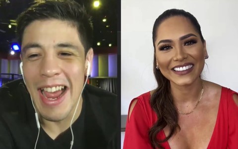 Brandon Moreno Chats With Miss Universe Andrea Meza Brandon Moreno Chats With Miss Universe Andrea Meza