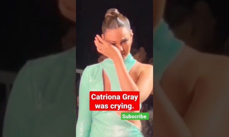 Miss Universe Catriona Gray was crying #shorts #youtubeshorts Miss Universe Catriona Gray was crying #shorts #youtubeshorts