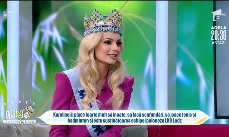 MISS WORLD 2021 Karolina Bielawska in Romania MISS WORLD 2021 Karolina Bielawska in Romania