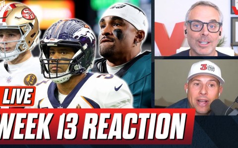 Reaction to 49ers-Eagles, Broncos-Texans, Browns-Rams, College Football Playoff | Colin Cowherd NFL Reaction to 49ers-Eagles, Broncos-Texans, Browns-Rams, College Football Playoff | Colin Cowherd NFL
