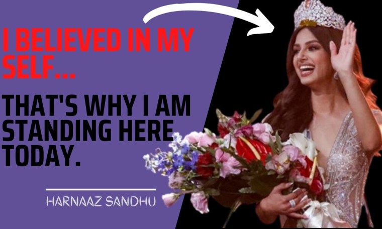 You Are The Leader Of Your Own Life – Harnaz Saandhu You Are The Leader Of Your Own Life – Harnaz Saandhu