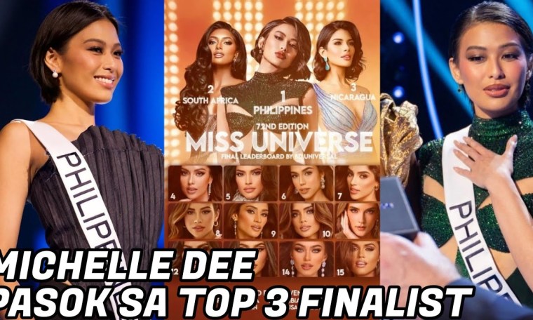 MICHELLE DEE PASOK NA SA TOP 3 FINALIST NG MISS UNIVERSE 2023 TOP FINAL PICKS AYON ITO SA MGA EXPERT MICHELLE DEE PASOK NA SA TOP 3 FINALIST NG MISS UNIVERSE 2023 TOP FINAL PICKS AYON ITO SA MGA EXPERT