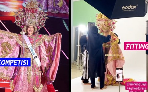 TAU GAK SIH..Ternyata National Costume Miss International Taiwan 2023 Karya Anak Bangsa TAU GAK SIH..Ternyata National Costume Miss International Taiwan 2023 Karya Anak Bangsa