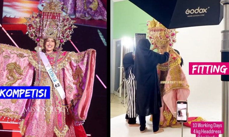 TAU GAK SIH..Ternyata National Costume Miss International Taiwan 2023 Karya Anak Bangsa TAU GAK SIH..Ternyata National Costume Miss International Taiwan 2023 Karya Anak Bangsa