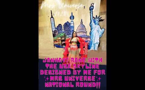 My art at Mrs Universe 2023! Mrs NE America Janhavi Rane! My art at Mrs Universe 2023! Mrs NE America Janhavi Rane!