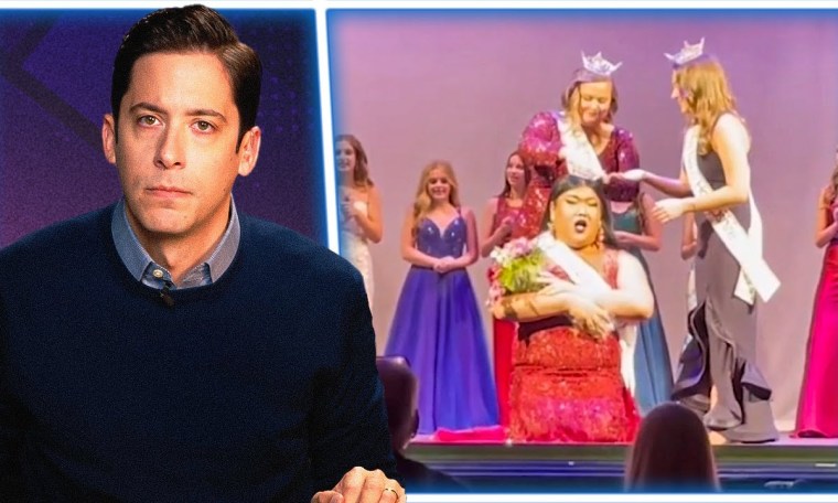 WHAT? Husky DUDE Wins Female Beauty Pageant And Scholarship For Girls WHAT? Husky DUDE Wins Female Beauty Pageant And Scholarship For Girls