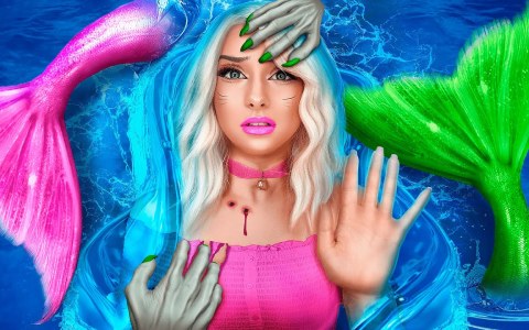 Barbie vs Mermaid vs Vampire! How to Become a Mermaid! Barbie vs Mermaid vs Vampire! How to Become a Mermaid!