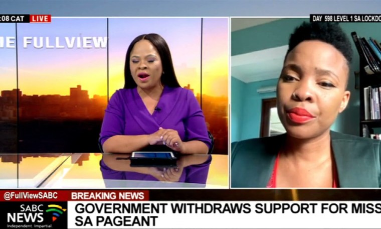 SA government withdraws support for the Miss South Africa pageant SA government withdraws support for the Miss South Africa pageant