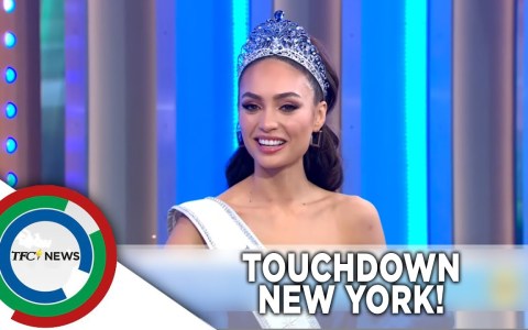 Miss Universe 2022 R’Bonney Gabriel ipinagmalaki ng Fil-Am community nang dumating sa New York Miss Universe 2022 R’Bonney Gabriel ipinagmalaki ng Fil-Am community nang dumating sa New York