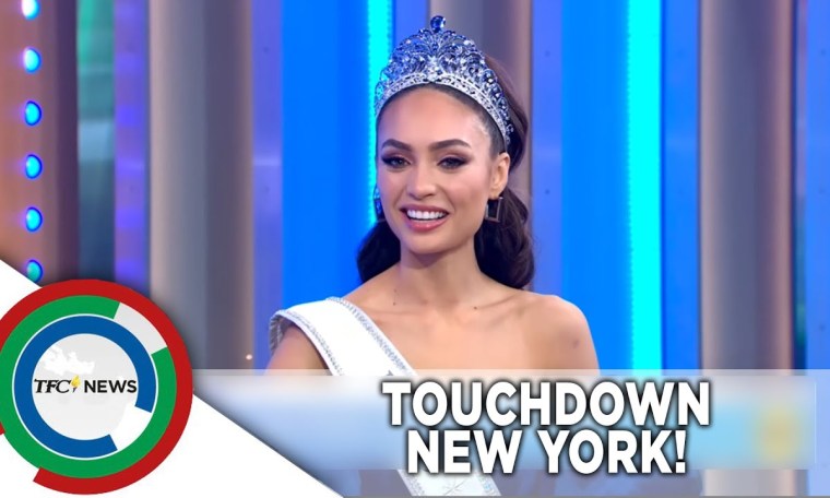Miss Universe 2022 R’Bonney Gabriel ipinagmalaki ng Fil-Am community nang dumating sa New York Miss Universe 2022 R’Bonney Gabriel ipinagmalaki ng Fil-Am community nang dumating sa New York