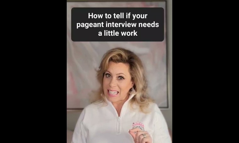 How to test if your pageant interview needs work How to test if your pageant interview needs work