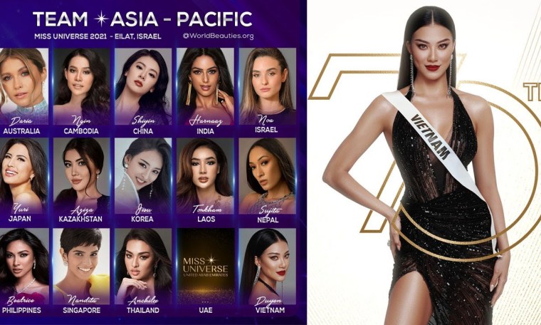 Điểm danh "gà chiến" Team CHÂU Á – TBD (Asia & Pacific) tại Miss Universe 2021, nhiều nước bỏ cuộc! Điểm danh "gà chiến" Team CHÂU Á – TBD (Asia & Pacific) tại Miss Universe 2021, nhiều nước bỏ cuộc!
