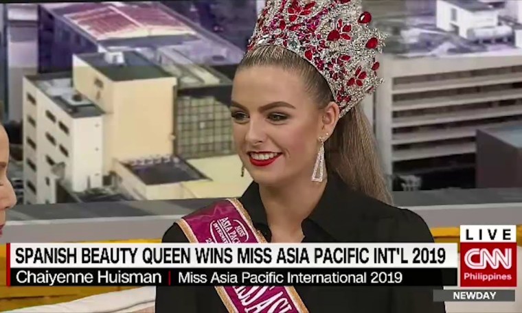 Spanish beauty queen wins Miss Asia Pacific International 2019 Spanish beauty queen wins Miss Asia Pacific International 2019