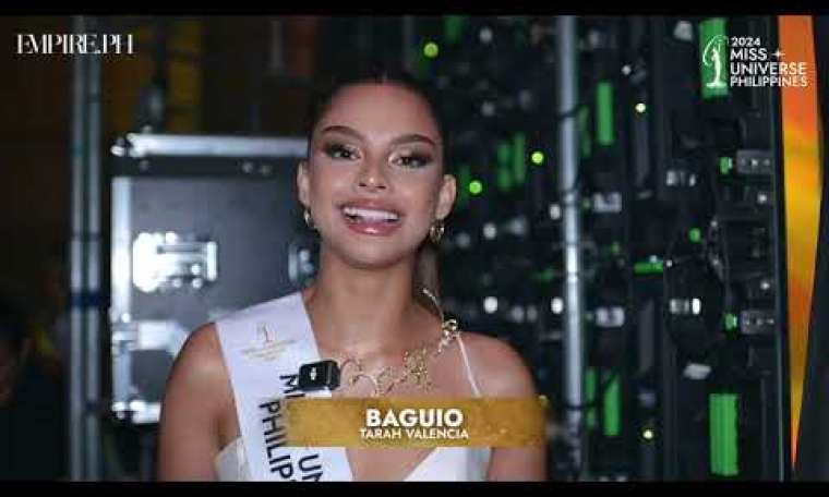 BAGUIO – Tarah Valencia | Press Presentation Interview | Miss Universe Philippines BAGUIO – Tarah Valencia | Press Presentation Interview | Miss Universe Philippines