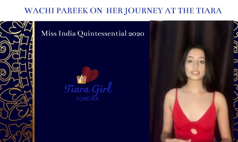 Tiara Girl Wachi Pareek Miss India Quintessential 2020 on her Pageant Training at The Tiara Tiara Girl Wachi Pareek Miss India Quintessential 2020 on her Pageant Training at The Tiara