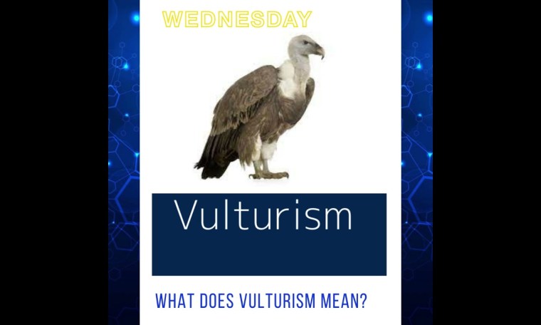Pageant Question by The Tiara : What does Vulturism mean? #vulturism#vulture Pageant Question by The Tiara : What does Vulturism mean? #vulturism#vulture