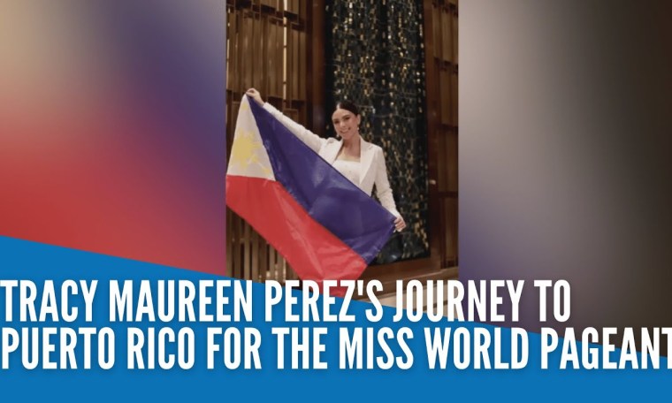 Tracy Maureen Perez's journey to Puerto Rico for the Miss World pageant Tracy Maureen Perez's journey to Puerto Rico for the Miss World pageant