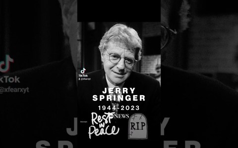 Breaking News Rest In Peace Jerry Springer See You Again We Will Miss You Breaking News Rest In Peace Jerry Springer See You Again We Will Miss You