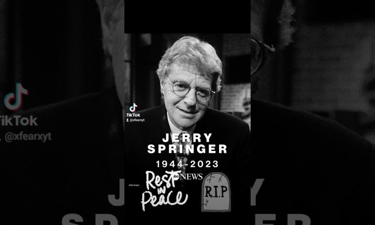 Breaking News Rest In Peace Jerry Springer See You Again We Will Miss You Breaking News Rest In Peace Jerry Springer See You Again We Will Miss You