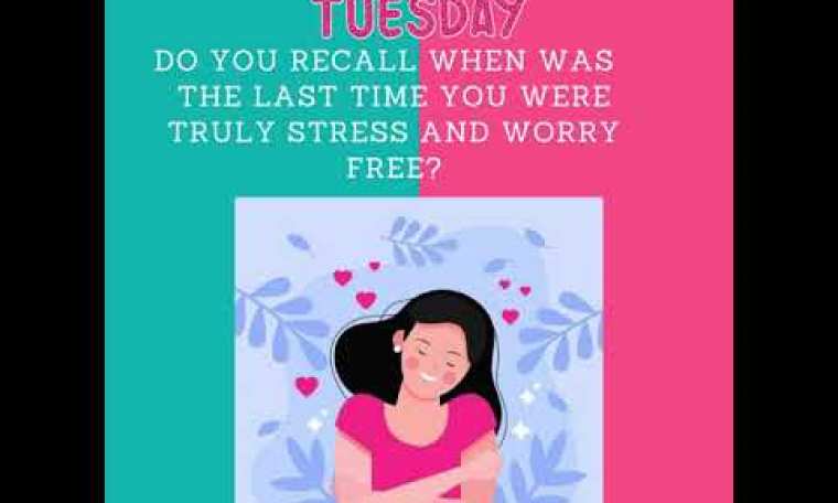 The Tiara Pageant QuestionDo you recall when was the last time you were truly stress and worry free? The Tiara Pageant QuestionDo you recall when was the last time you were truly stress and worry free?