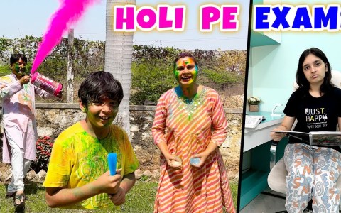 HOLI PE EXAMS | Holi Celebration with Family Vlog 2024 | Aayu and Pihu Show HOLI PE EXAMS | Holi Celebration with Family Vlog 2024 | Aayu and Pihu Show