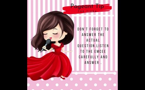 PAGEANT TIP BY THE TIARA PAGEANT TRAINING STUDIO :HOW TO HANDLE THE PAGEANT ONSTAGE QUESTION PAGEANT TIP BY THE TIARA PAGEANT TRAINING STUDIO :HOW TO HANDLE THE PAGEANT ONSTAGE QUESTION