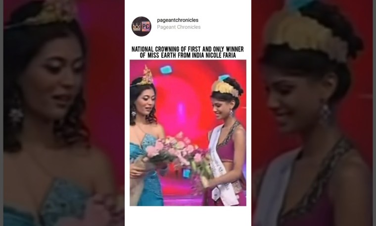Nicole Faria Miss Earth 2010 Crowning #missindia #bollywood Nicole Faria Miss Earth 2010 Crowning #missindia #bollywood