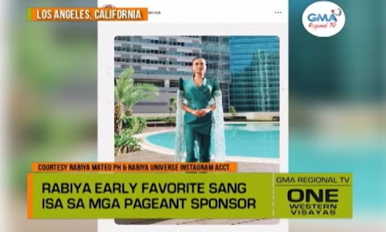 One Western Visayas: Miss Universe Philippines Rabiya Mateo Handa na sa Pageant sa Florida One Western Visayas: Miss Universe Philippines Rabiya Mateo Handa na sa Pageant sa Florida