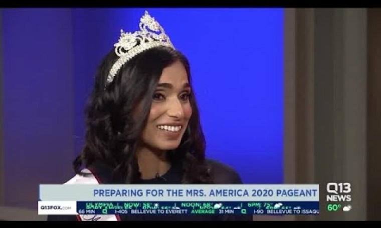Mrs. Washington preparing for the Mrs. America Pageant Mrs. Washington preparing for the Mrs. America Pageant